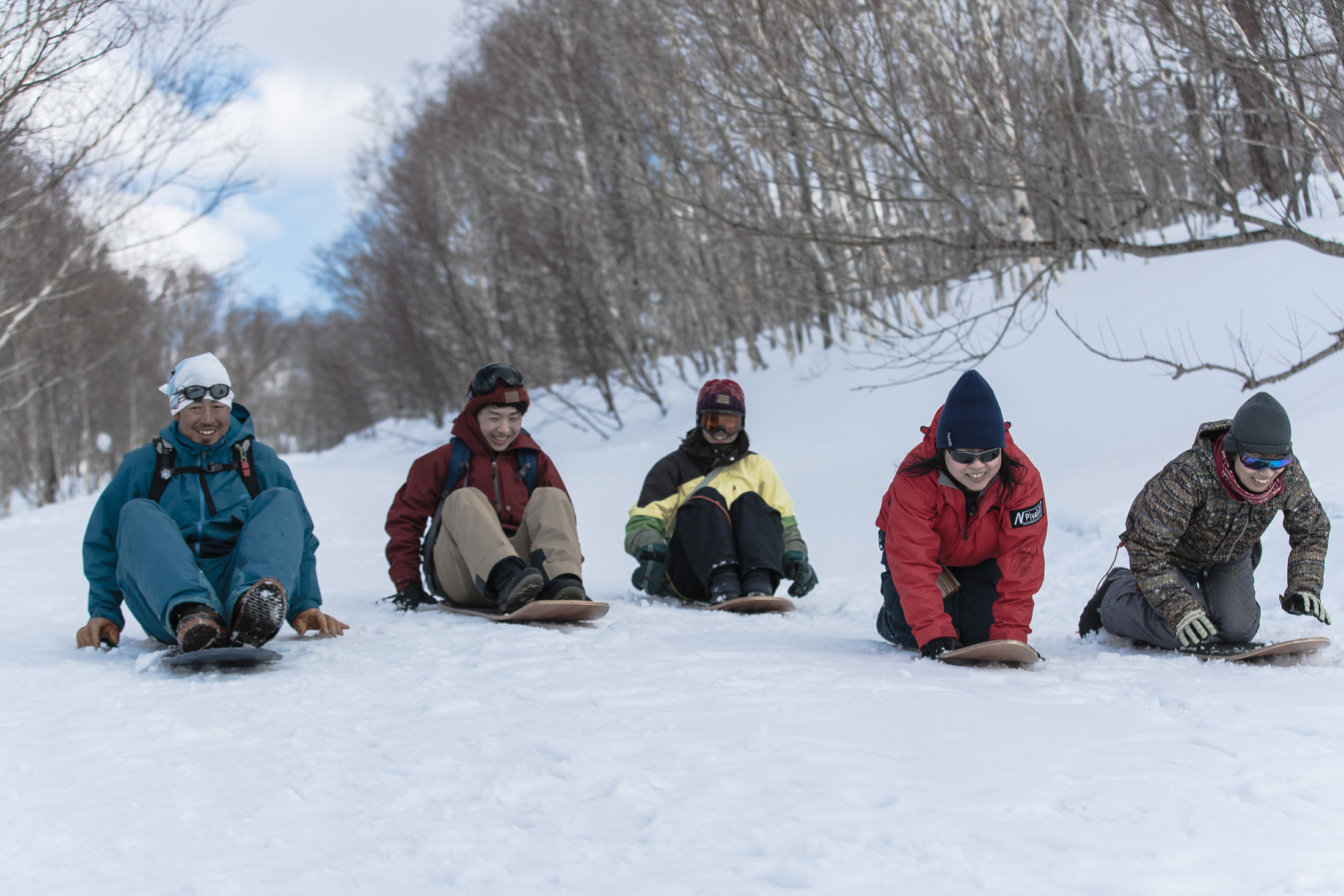 雪板トレッキング